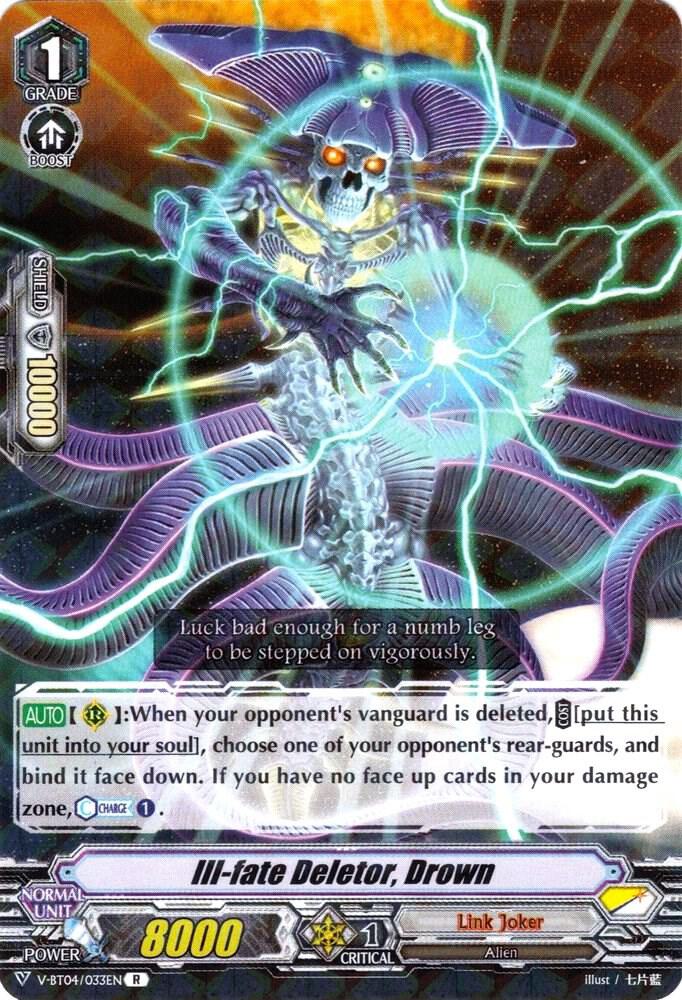 Ill-fate Deletor, Drown, V-BT04: Vilest! Deletor V-BT04/033EN