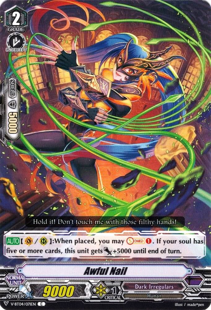 Awful Nail, V-BT04: Vilest! Deletor V-BT04/071EN