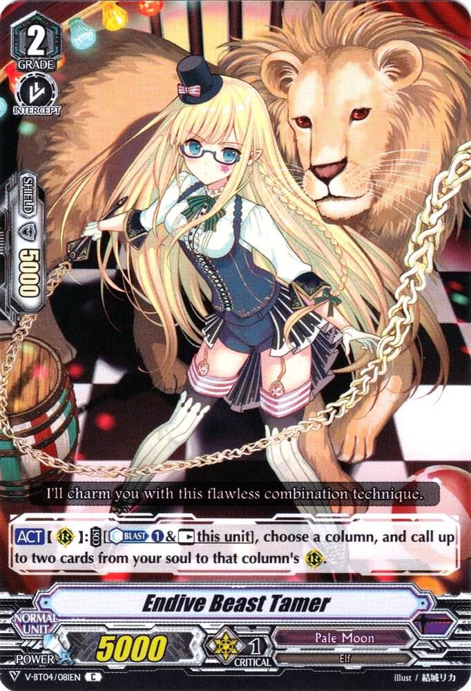 Endive Beast Tamer, V-BT04: Vilest! Deletor V-BT04/081EN