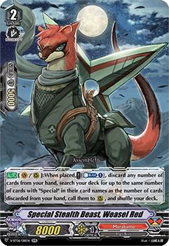 Special Stealth Beast, Weasel Red, V-BT06: Phantasmal Steed Restoration V-BT06/018EN