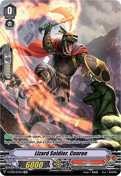 Lizard Soldier, Conroe (SP), V-BT08: Silverdust Blaze V-BT08/SP23EN SP