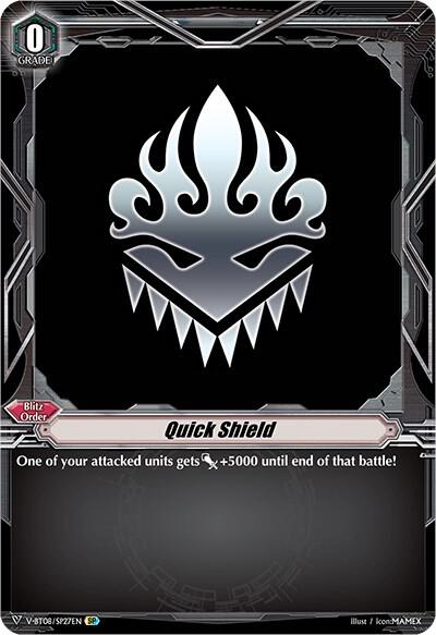 Quick Shield (Kagero) (SP), V-BT08: Silverdust Blaze V-BT08/SP27EN SP