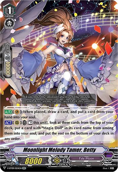 Moonlight Melody Tamer, Betty, V-BT09: Butterfly d'Moonlight V-BT09/024EN