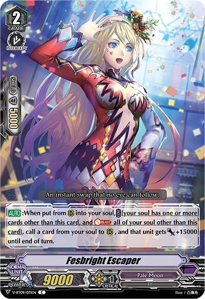 Fesbright Escaper, V-BT09: Butterfly d'Moonlight V-BT09/071EN