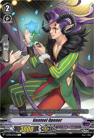 Genteel Opener, V-BT09: Butterfly d'Moonlight V-BT09/073EN
