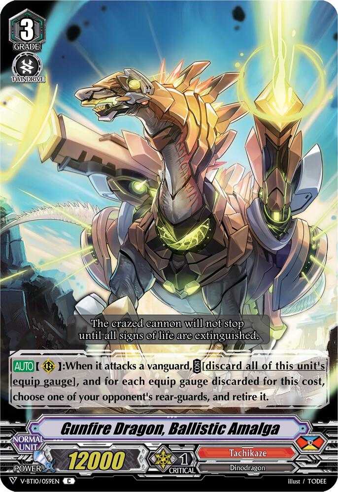 Gunfire Dragon, Ballistic Amalga, V-BT10: Phantom Dragon Aeon V-BT10/059EN