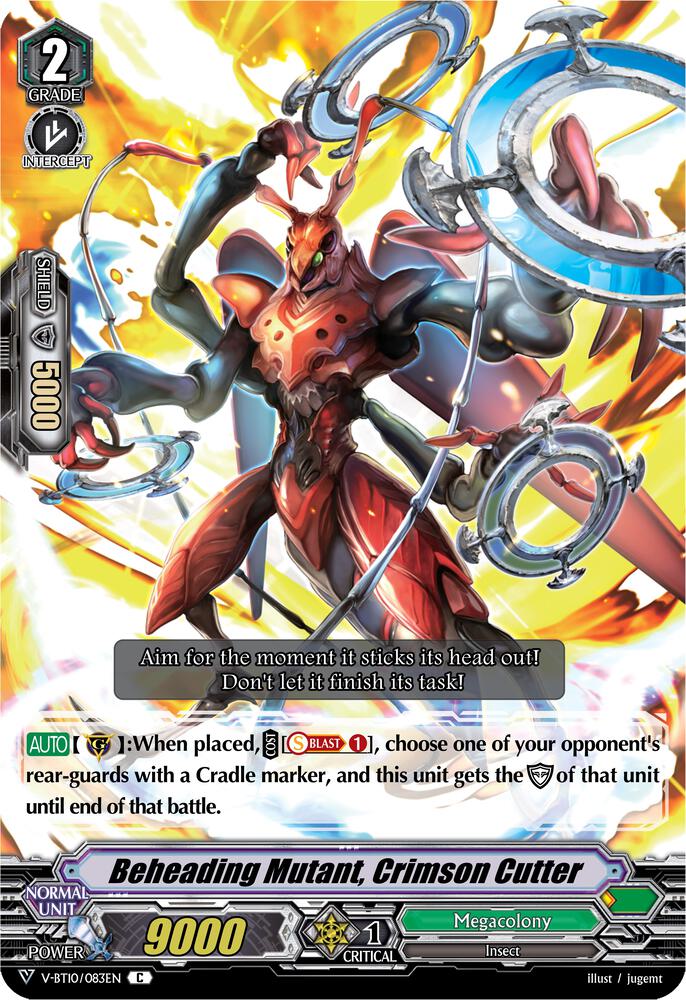 Beheading Mutant, Crimson Cutter, V-BT10: Phantom Dragon Aeon V-BT10/083EN