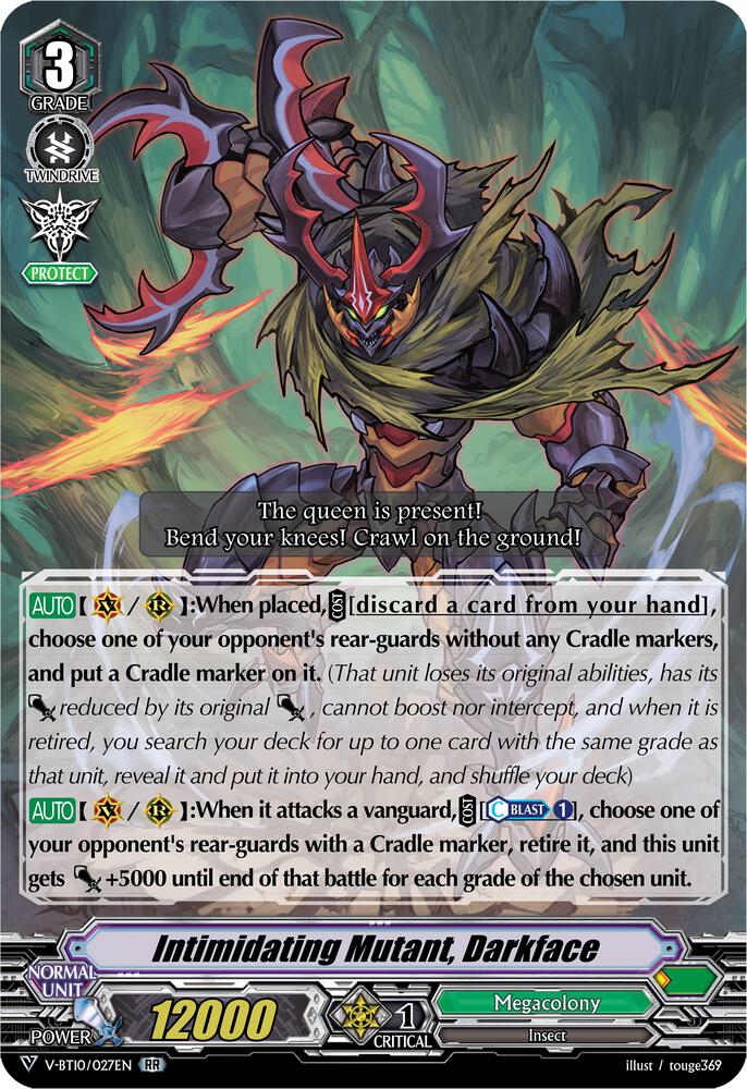 Intimidating Mutant, Darkface, V-BT10: Phantom Dragon Aeon V-BT10/027EN