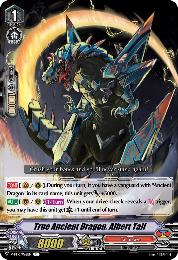 True Ancient Dragon, Albert Tail, V-BT10: Phantom Dragon Aeon V-BT10/062EN
