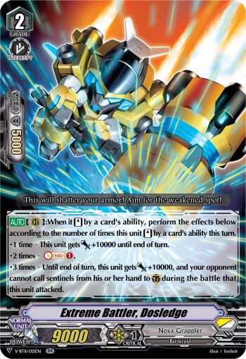 Extreme Battler, Dosledge, V-BT11: Storm of the Blue Cavalry V-BT11/021EN