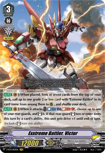 Exxtreme Battler, Victor, V-BT11: Storm of the Blue Cavalry V-BT11/003EN