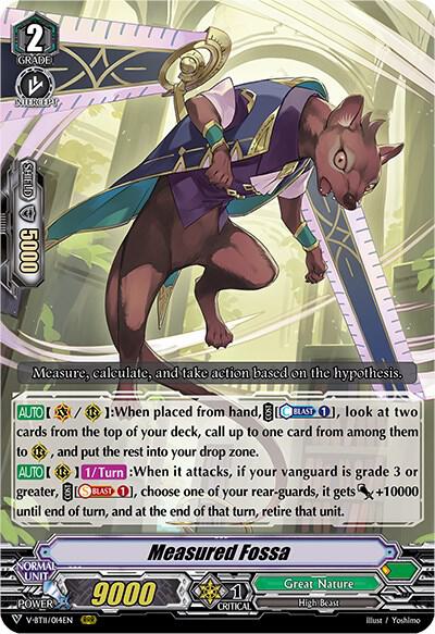 Measured Fossa, V-BT11: Storm of the Blue Cavalry V-BT11/014EN