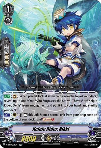 Kelpie Rider, Nikki, V-BT11: Storm of the Blue Cavalry V-BT11/023EN