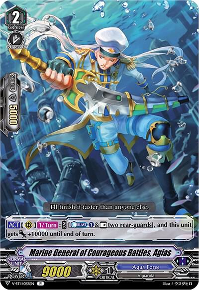 Marine General of Courageous Battles, Agias, V-BT11: Storm of the Blue Cavalry V-BT11/038EN