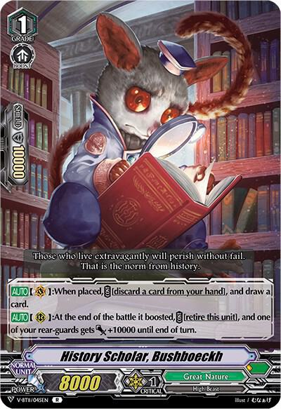 History Scholar, Bushboeckh, V-BT11: Storm of the Blue Cavalry V-BT11/045EN