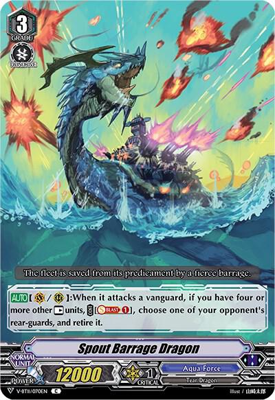 Spout Barrage Dragon, V-BT11: Storm of the Blue Cavalry V-BT11/070EN
