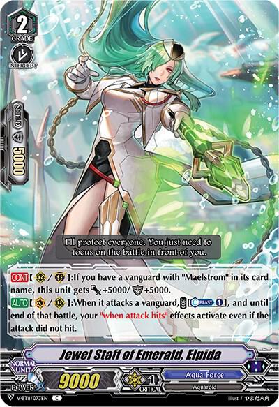 Jewel Staff of Emerald, Elpida, V-BT11: Storm of the Blue Cavalry V-BT11/073EN