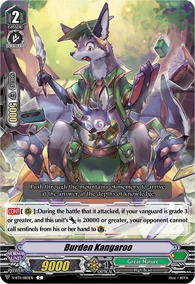 Burden Kangaroo, V-BT11: Storm of the Blue Cavalry V-BT11/083EN