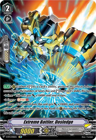 Extreme Battler, Dosledge (SP), V-BT11: Storm of the Blue Cavalry V-BT11/SP18EN