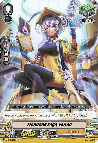 Frontrank Sage, Peiron, V-BT12: Divine Lightning Radiance V-BT12/068EN