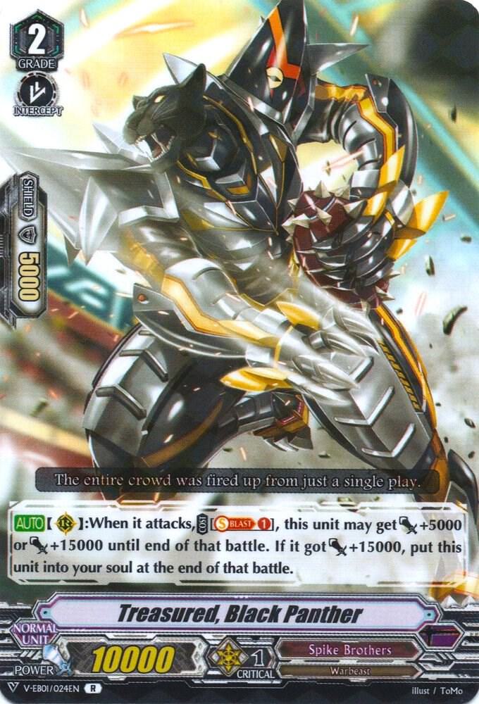 Treasured, Black Panther, V-EB01: The Destructive Roar V-EB01/024EN