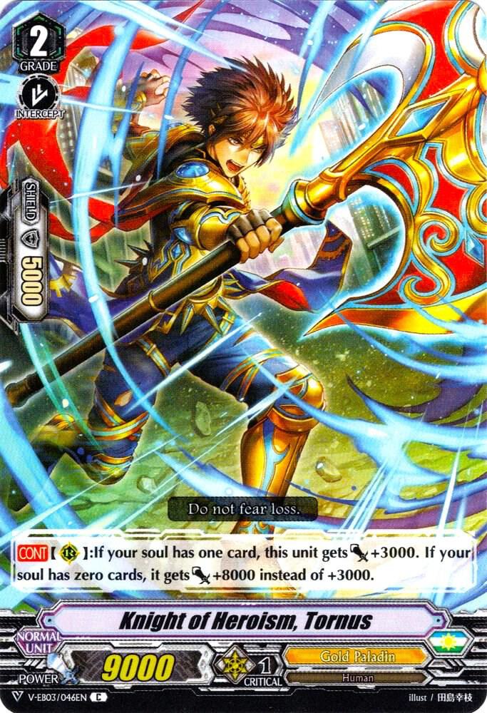 Knight of Heroism, Tornus, V-EB03: ULTRARARE MIRACLE COLLECTION V-EB03/046EN