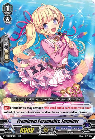 Prominent Personality, Terminer, V-EB11: Crystal Melody V-EB11/019EN
