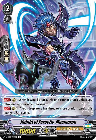 Knight of Ferocity, Macmorna, V-EB12: Team Dragon's Vanity V-EB12/035EN