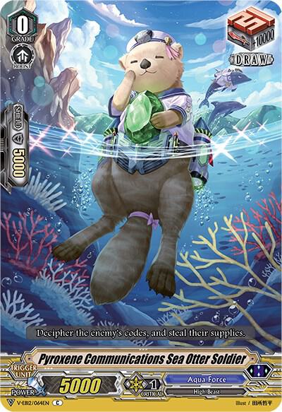 Pyroxene Communications Sea Otter Soldier, V-EB12: Team Dragon's Vanity V-EB12/064EN