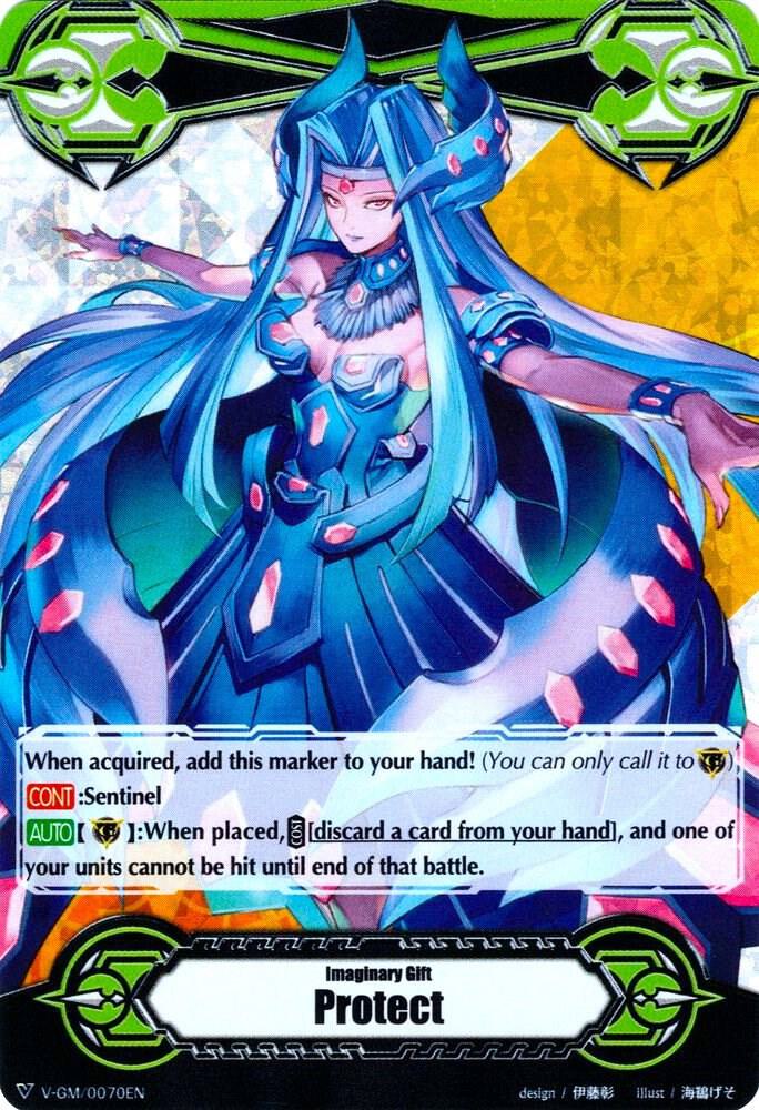 Imaginary Gift [Protect] - Hexagonal Magus (RRR Foil), Gift Markers V-GM/0070EN