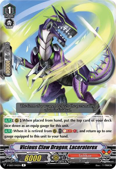 Vicious Claw Dragon, Laceraterex, V-SS03: Festival Collection V-SS03/042EN