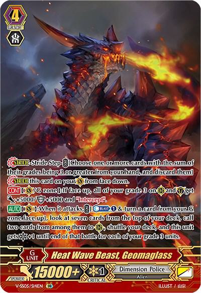 Heat Wave Beast, Geomaglass (SR), V-SS05: Premium Collection 2020 V-SS05/S14EN
