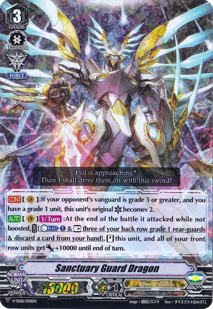 Sanctuary Guard Dragon (VR Foil), V-SS06: Valiant Sanctuary V-SS06/001EN