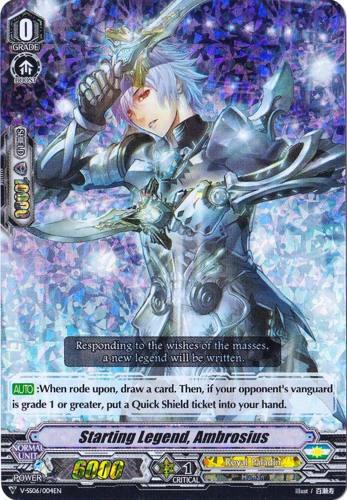 Starting Legend, Ambrosius (RRR Foil), V-SS06: Valiant Sanctuary V-SS06/004EN