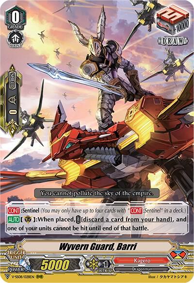 Wyvern Guard, Barri, V-SS08: Clan Selection Plus Vol.2 V-SS08/028EN