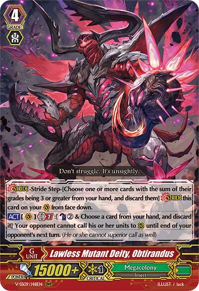 Lawless Mutant Deity, Obtirandus, V-SS09: Revival Selection V-SS09/148EN