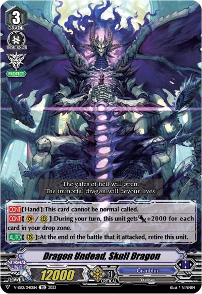 Dragon Undead, Skull Dragon (Foil), V-SS10 Premium Battle Deckset 2023 V-SS10/040EN