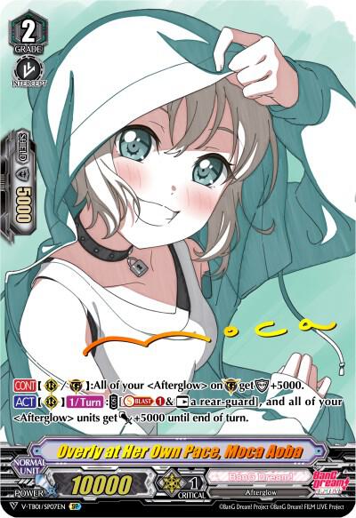 Overly at Her Own Pace, Moca Aoba (SP), V-TB01: BanG Dream! FILM LIVE V-TB01/SP07EN