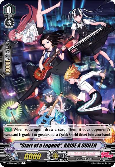 "Start of a Legend", RAISE A SUILEN (Parallel Foil), V-TB01: BanG Dream! FILM LIVE V-TB01/047EN