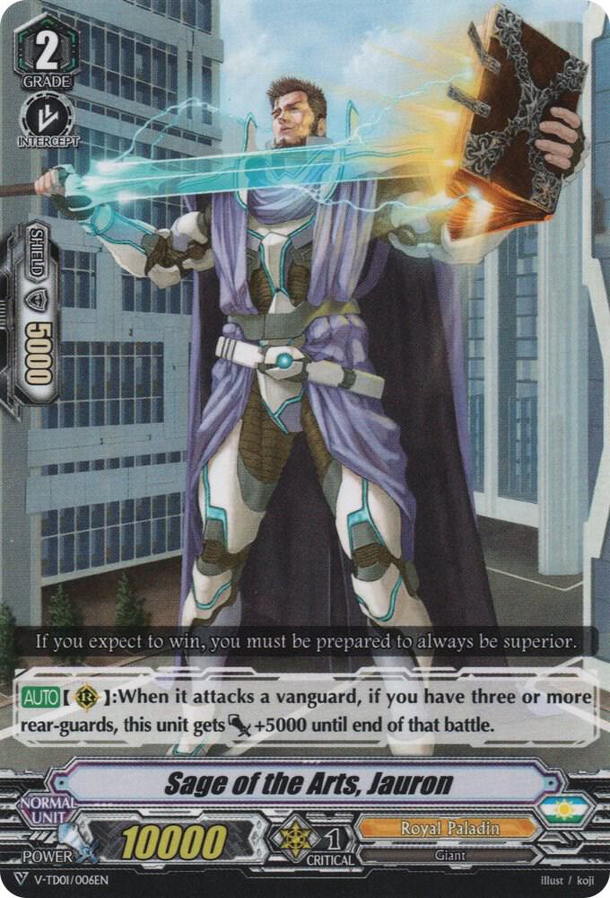 Sage of the Arts, Jauron, V-TD01: Aichi Sendou V-TD01/006EN