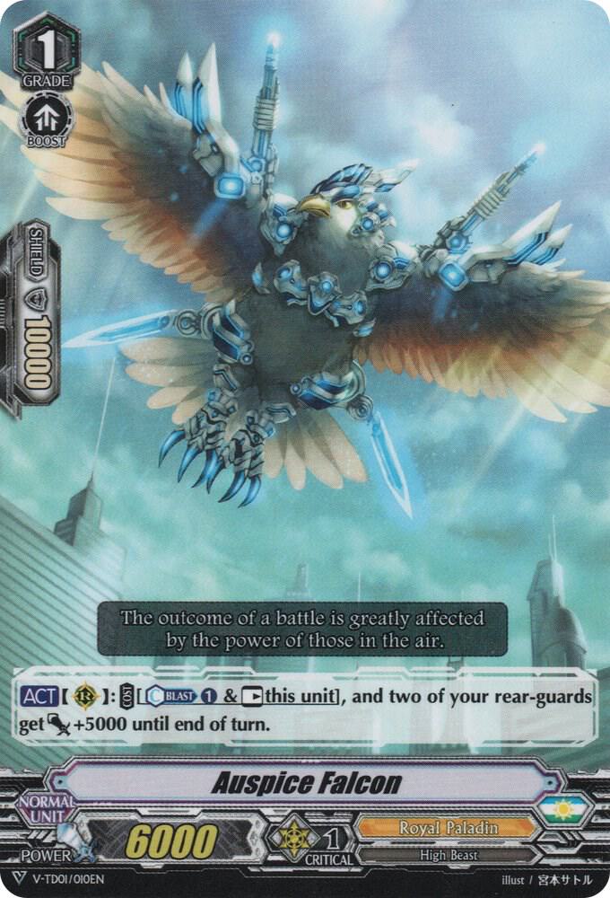 Auspice Falcon, V-TD01: Aichi Sendou V-TD01/010EN