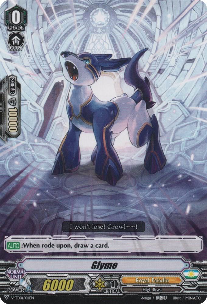Glyme, V-TD01: Aichi Sendou V-TD01/011EN