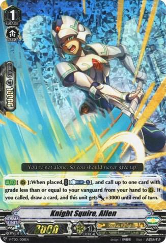 Knight Squire, Allen (RRR Foil), V-TD01: Aichi Sendou V-TD01/008EN