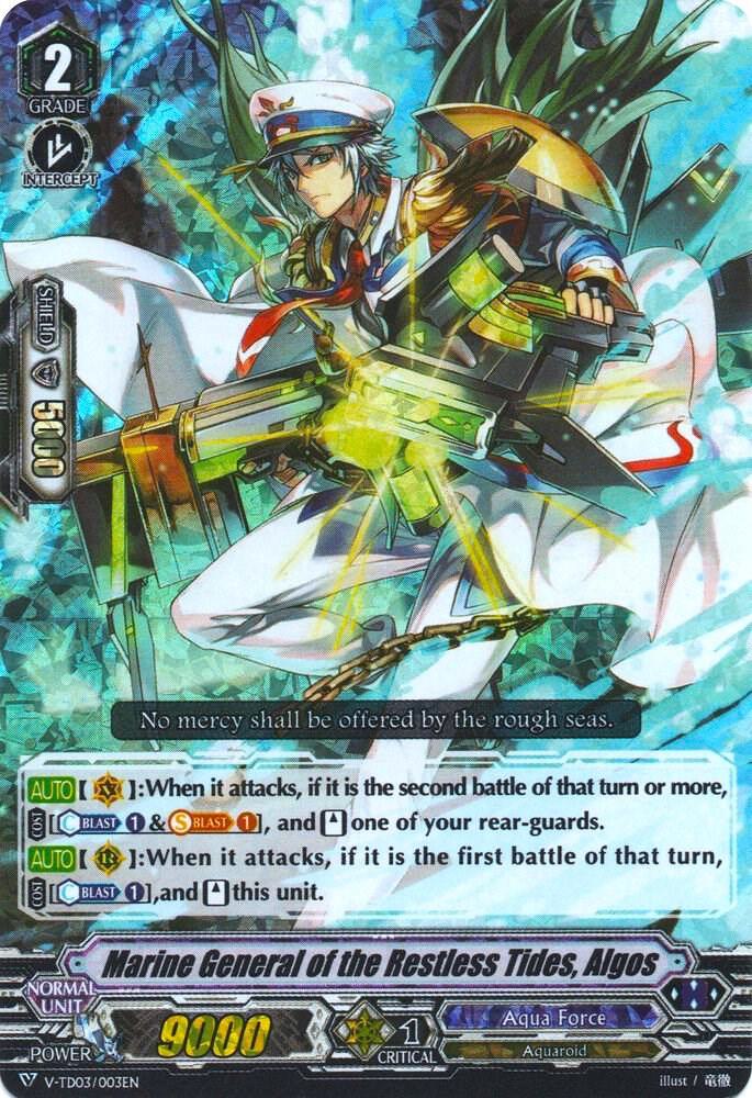 Marine General of the Restless Tides, Algos (RRR Foil), V-TD03: Leon Soryu V-TD03/003EN
