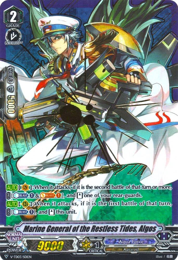 Marine General of the Restless Tides, Algos (SP), V-TD03: Leon Soryu V-TD03/003EN