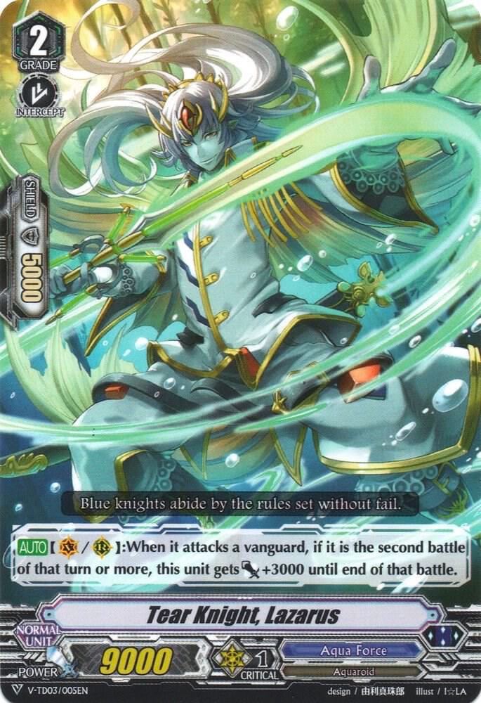 Tear Knight, Lazarus, V-TD03: Leon Soryu V-TD03/005EN
