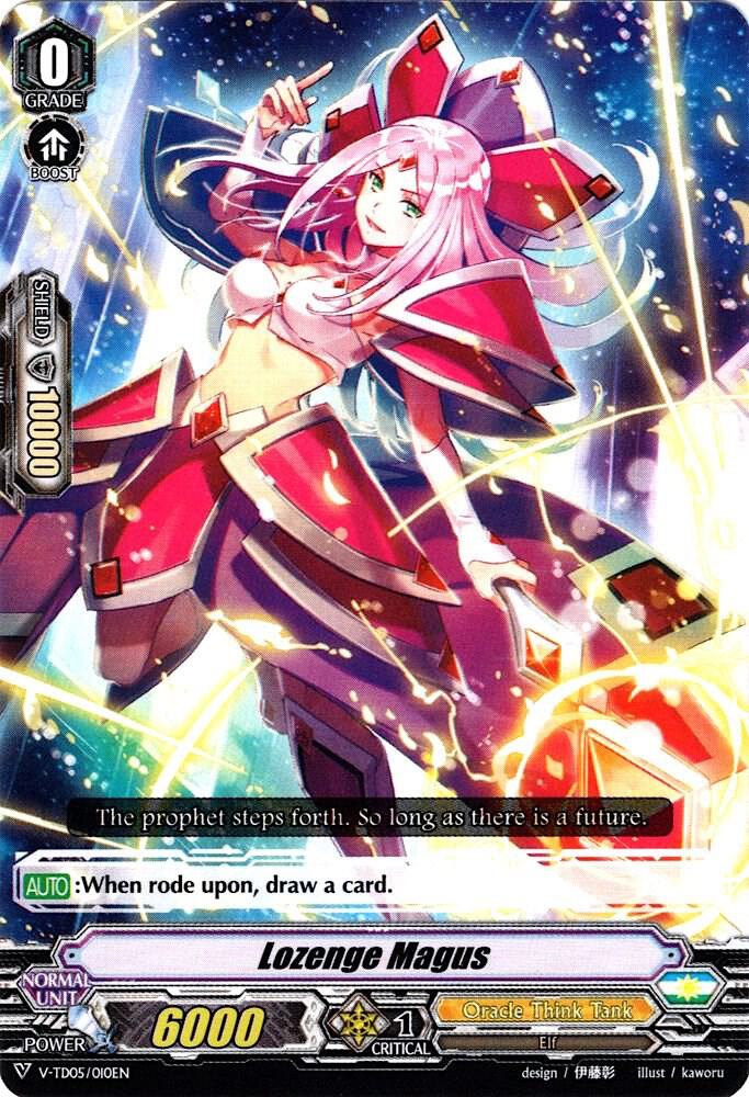 Lozenge Magus, V-TD05: Misaki Tokura V-TD05/010EN