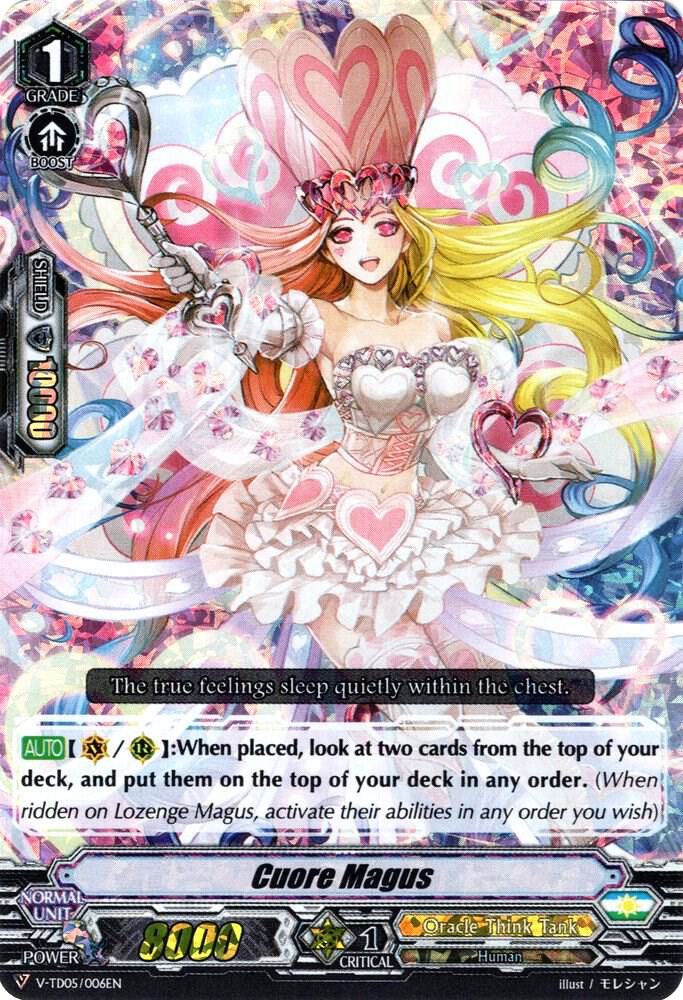Cuore Magus (RRR Foil), V-TD05: Misaki Tokura V-TD05/006EN