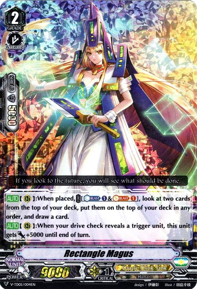 Rectangle Magus (RRR Foil), V-TD05: Misaki Tokura V-TD05/004EN