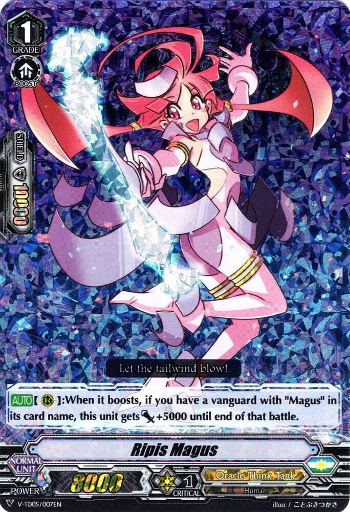 Ripis Magus (RRR Foil), V-TD05: Misaki Tokura V-TD05/007EN